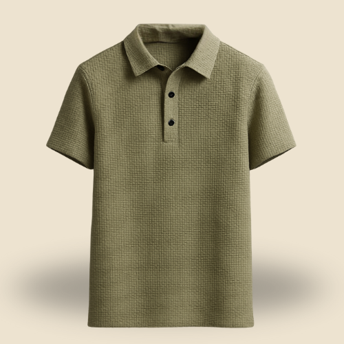 Shorts Lapel T-shirt Men's Short-sleeved Business Casual T-shirt Men's Polo Shirt